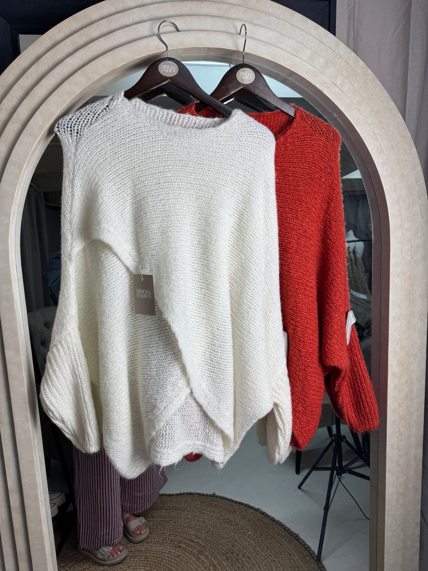 Knitted wrap jumpers