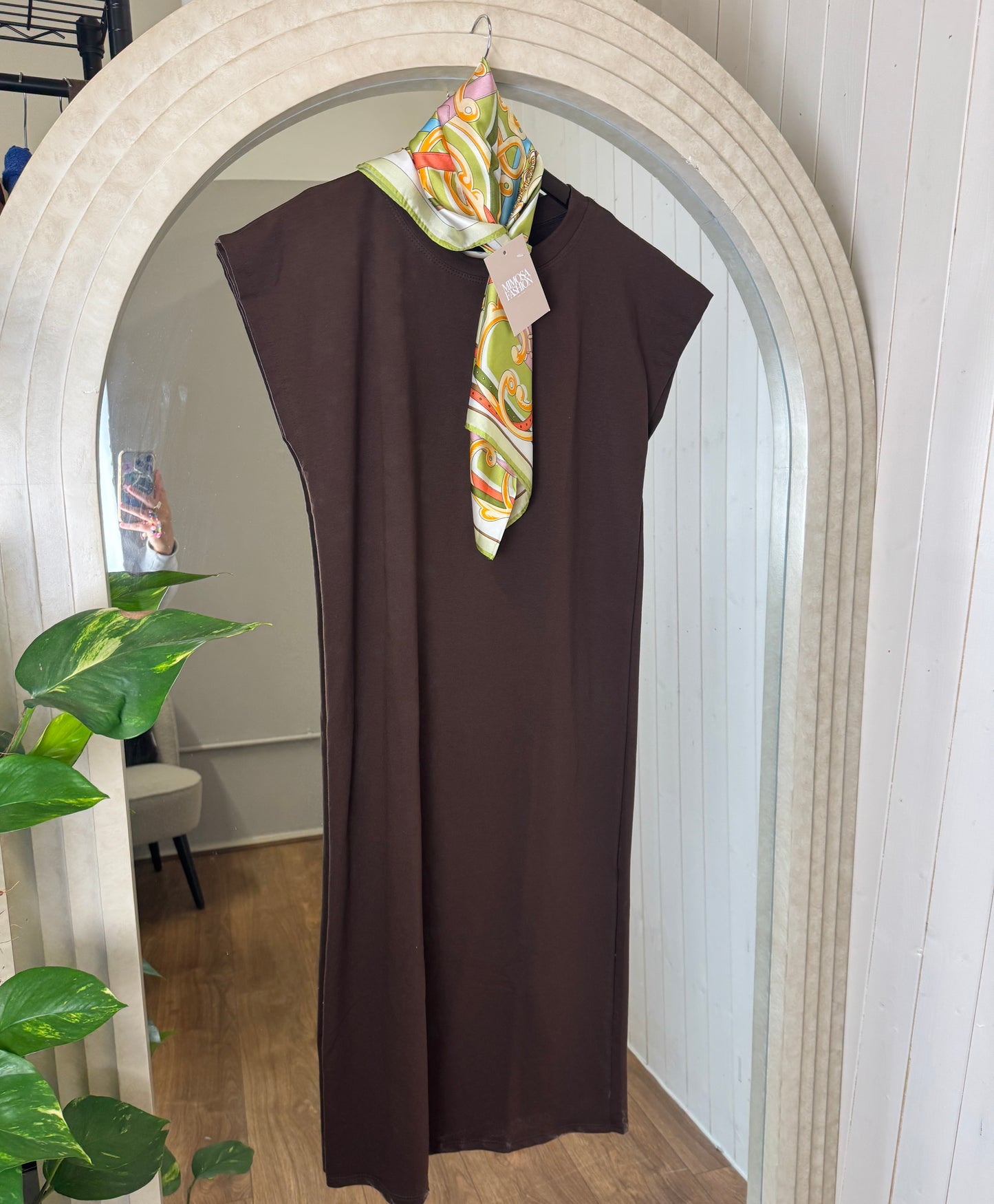 GEMMA CAP SLEEVE TSHRIT DRESS