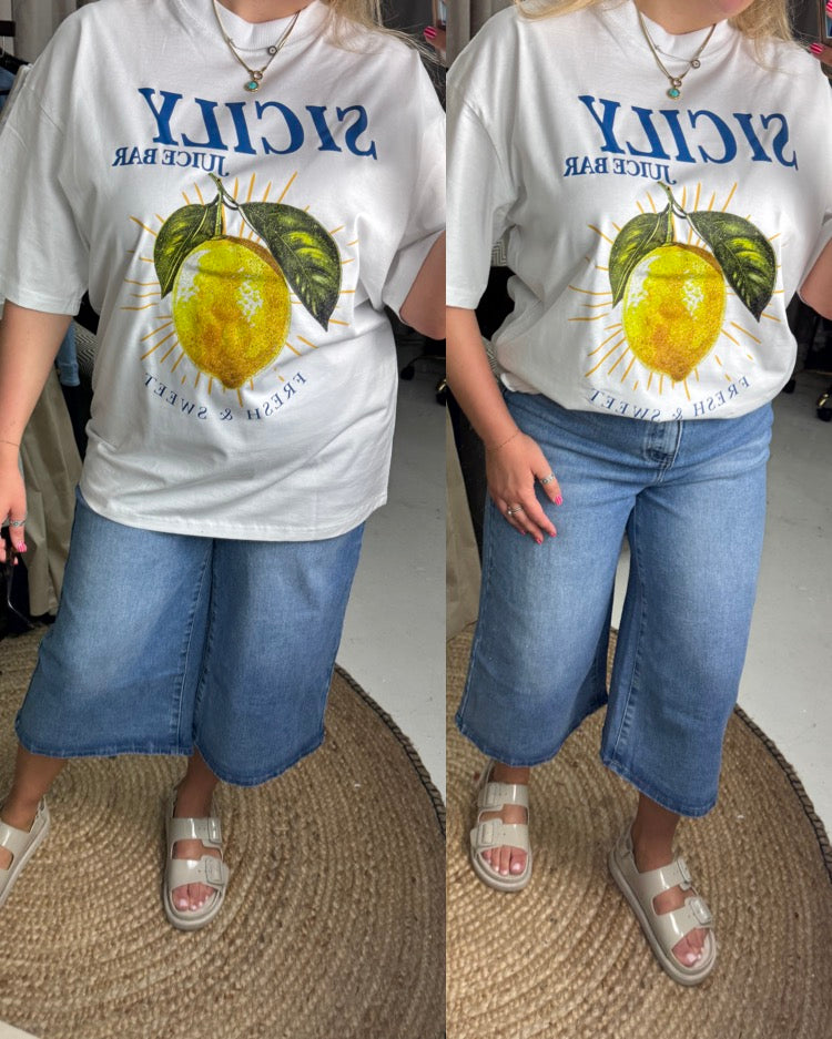 CASSIE LEMON T SHIRT