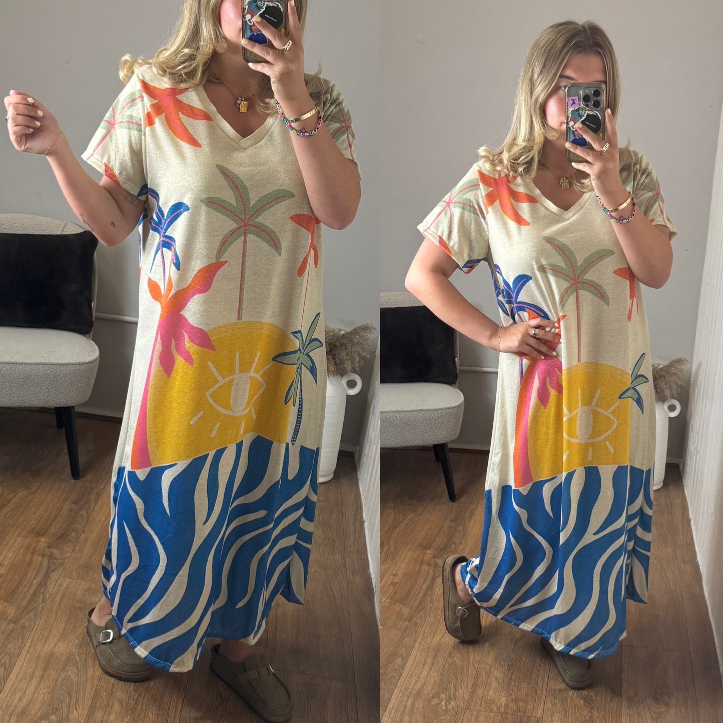 RHODES KAFTAN DRESS