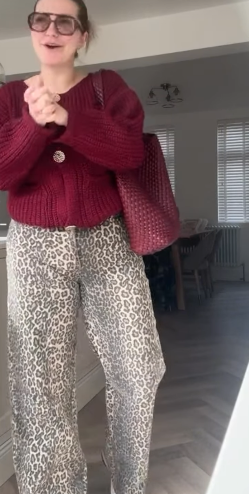 ANNIE LEOPARD JEANS