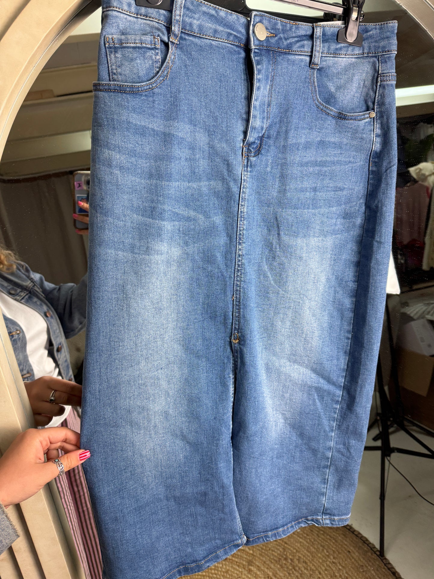 Denim skirt