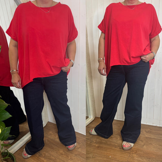 MARIE WIDE LEG JEANS