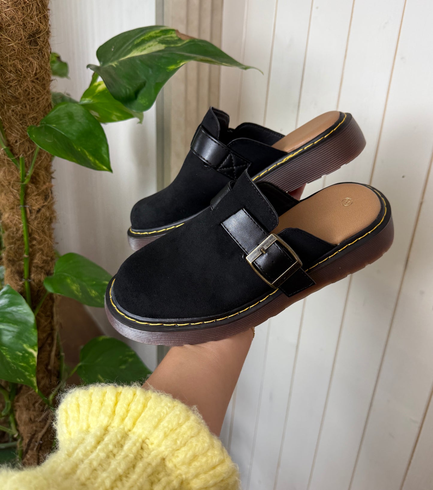 KYLE FAUX SUEDE MULES