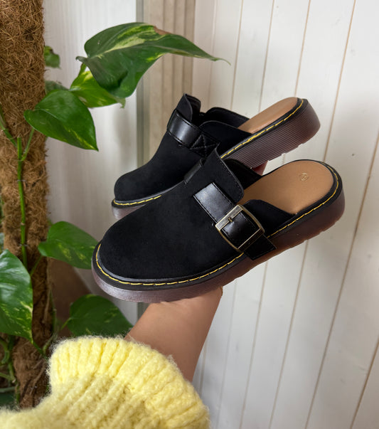KYLE FAUX SUEDE MULES