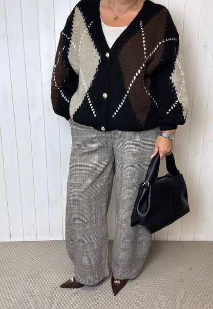 BRANDY ARGYLE CARDIGAN