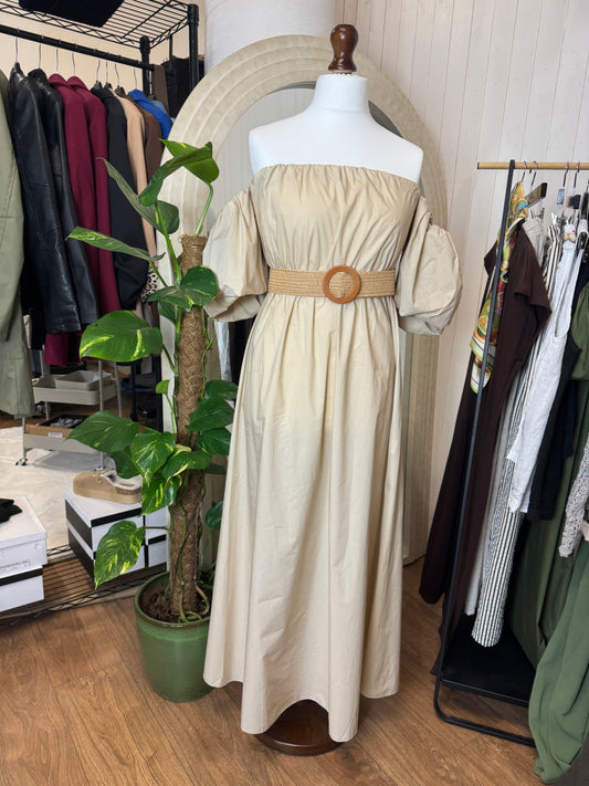 POPPY OFF SHOULDER MAXI DRESS