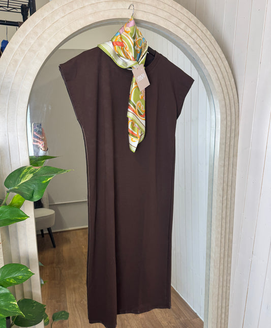 GEMMA CAP SLEEVE TSHRIT DRESS