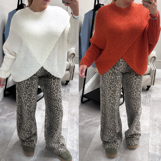 ANNIE LEOPARD JEANS