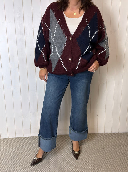 BRANDY ARGYLE CARDIGAN