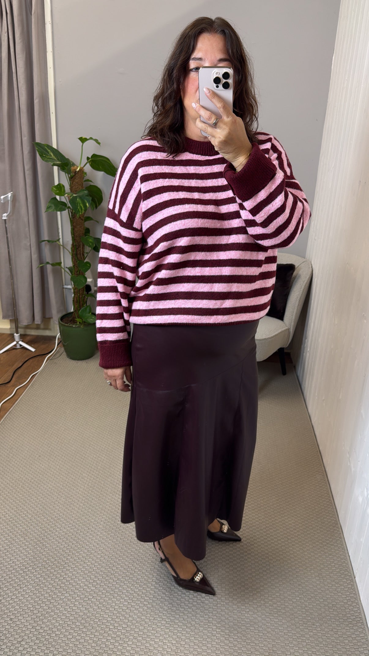 LEAH STRIPE KNIT JUMPER