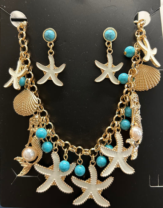 SHELL NECKLACE SET