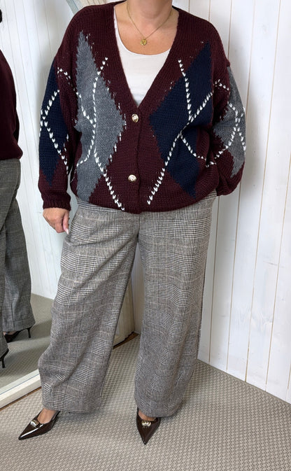 BRANDY ARGYLE CARDIGAN
