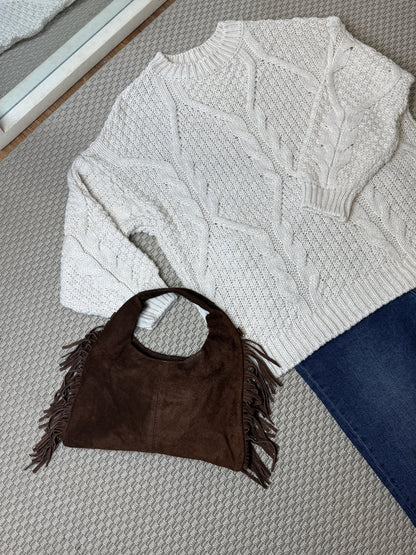 AMY CABLE KNIT JUMPER