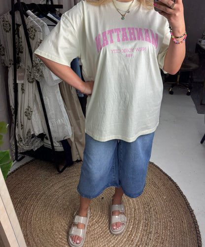CASSIE PINK GRAPHIC T-SHIRT