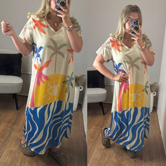 RHODES KAFTAN DRESS