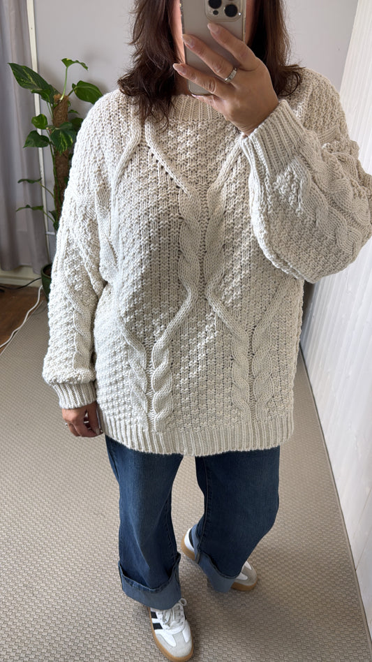 AMY CABLE KNIT JUMPER