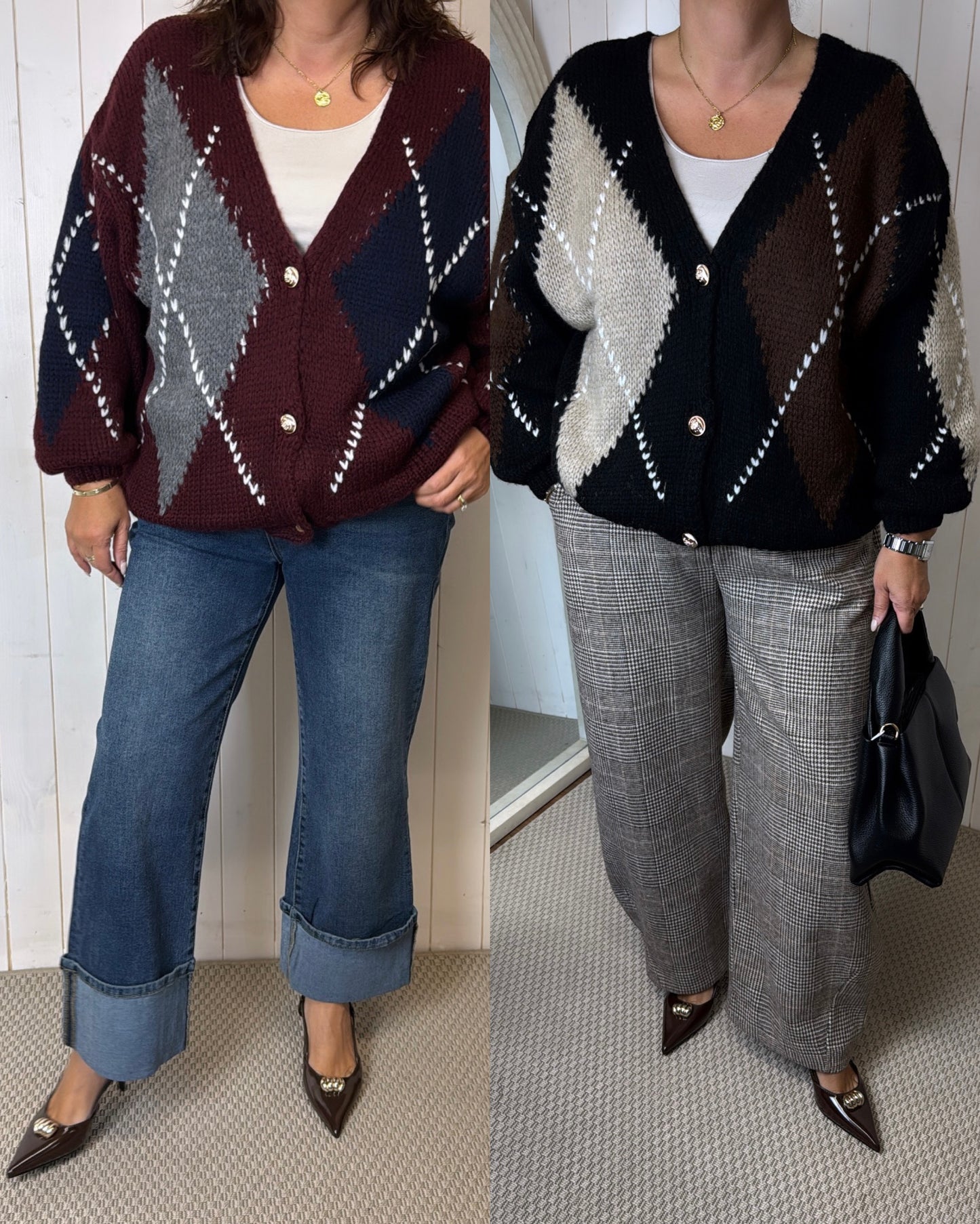 BRANDY ARGYLE CARDIGAN