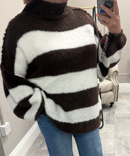 OLIVIA STRIPE KNITTED JUMPER *ALL COLOURS*