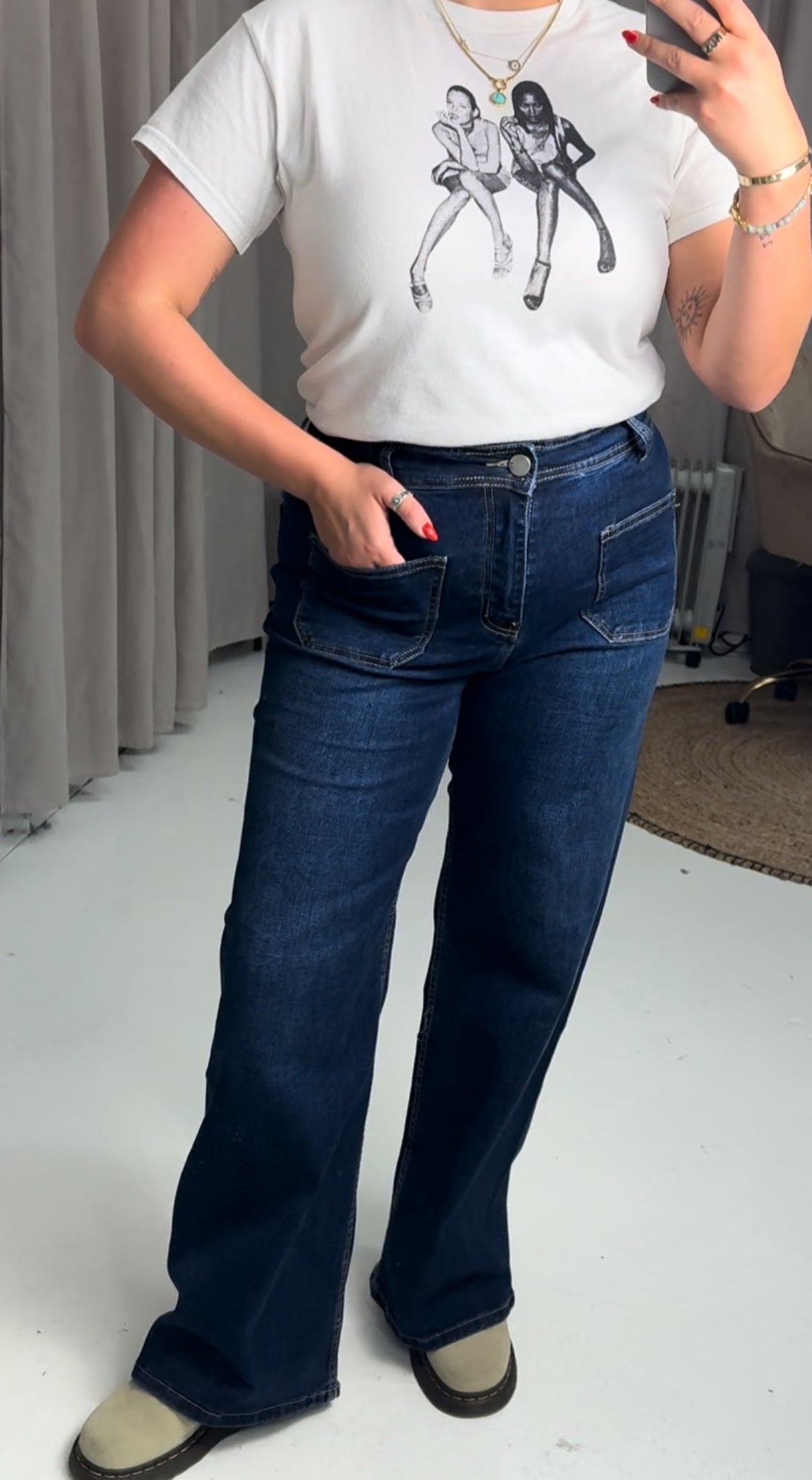 POLLY POCKET WIDE LEG JEANS