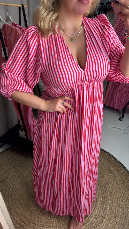 TORI STRIPE DRESS