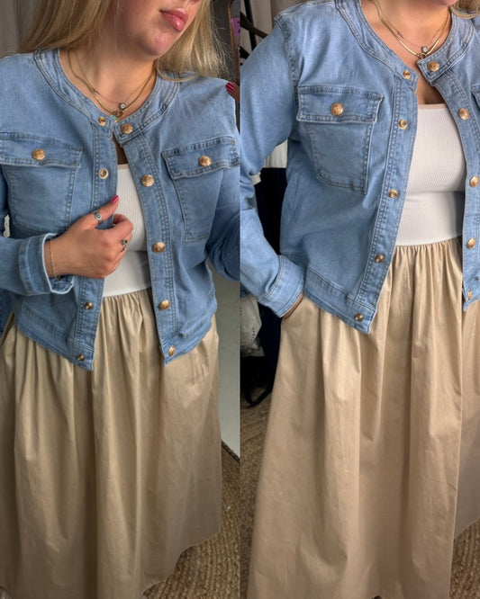 MARITINE DENIM JACKET