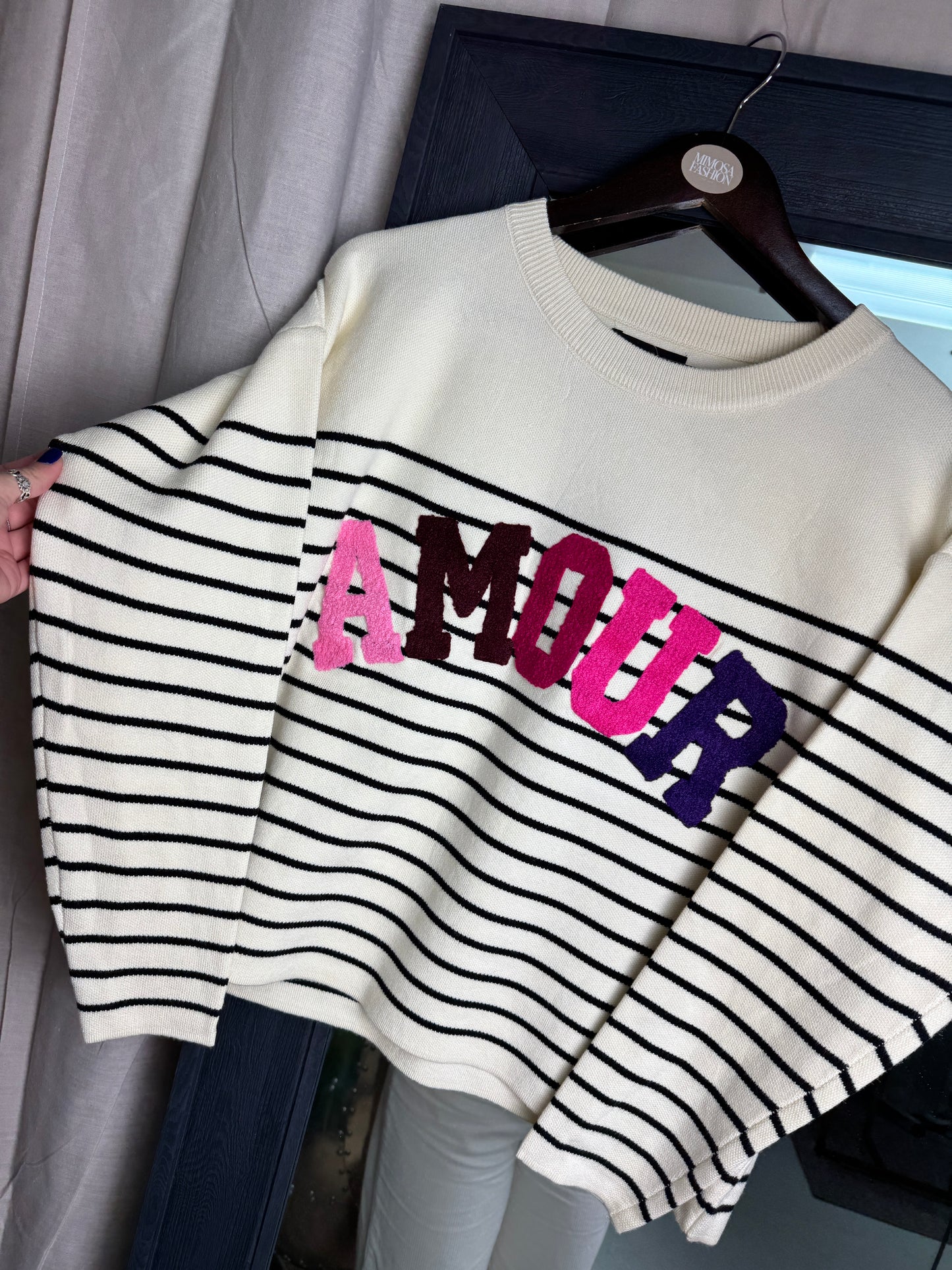 AMOUR STRIPE JUMPER