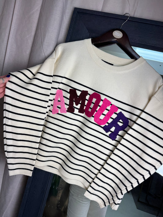 AMOUR STRIPE JUMPER